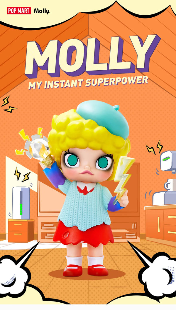 POPMART MOLLY My Instant Superpower Series Figures Blind Box