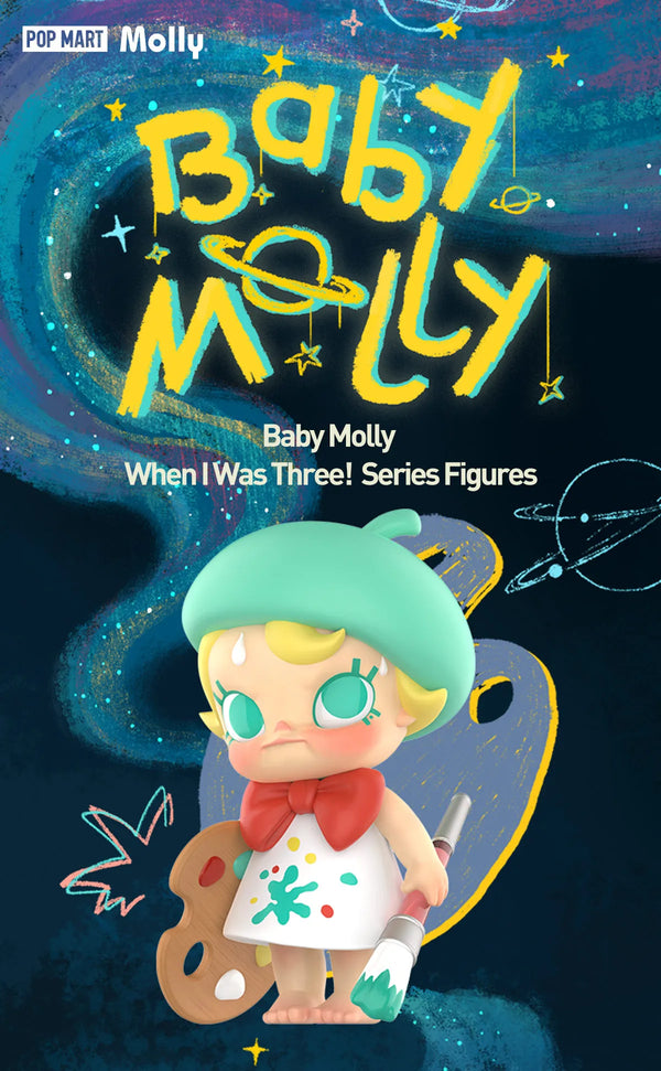 POPMART Baby Molly When I was Three！Series Figures Blind Box
