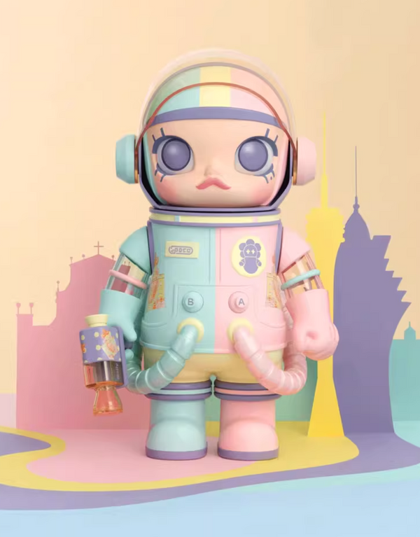 POPMART MEGA COLLECTION – SPACE MOLLY “Sweet Macao” 400%/100% Art Toy (Artist Limited Edition)