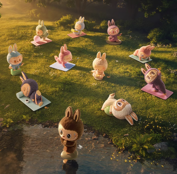 POPMART THE MONSTERS LABUBU Lazy Yoga Series Blind Box