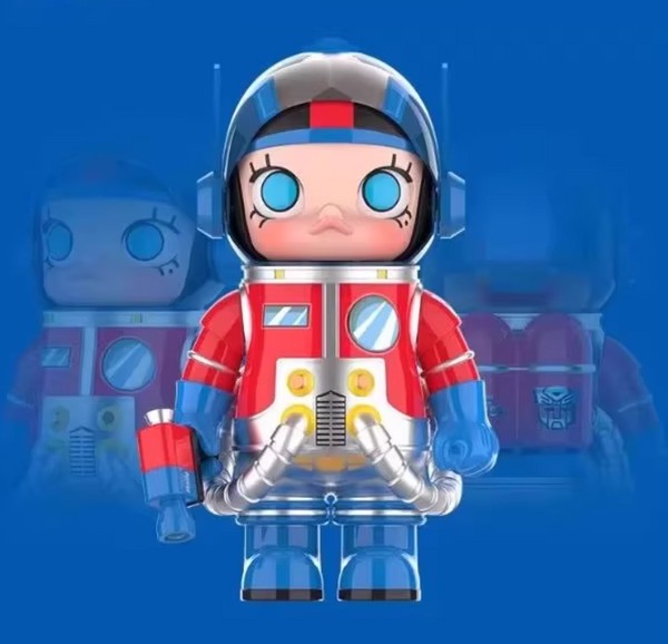 POPMART MEGA Collection – SPACE MOLLY × Optimus Prime 400%/1000% Designer Toy