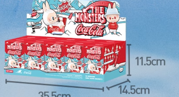 Christmas Gift POPMART THE MONSTERS LABUBU × Coca-Cola Series