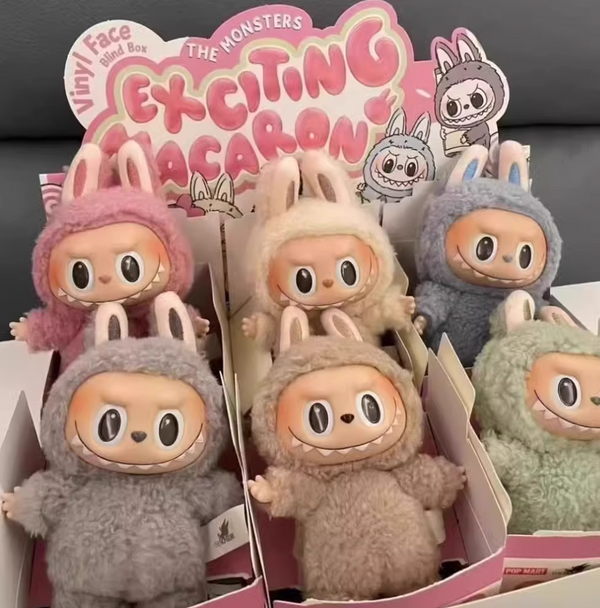 Christmas Gift POPMART labubu Exciting Macaron🍬💖
