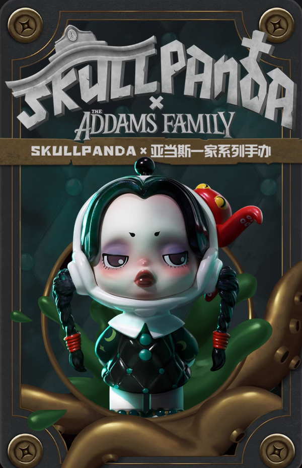 POPMART Skullpanda × The Addams Family Blind Box Series