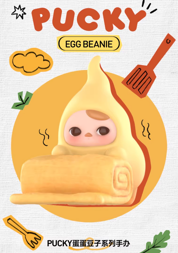 Christmas Gift POPMART PUCKY Egg Beanie Series Blind Box