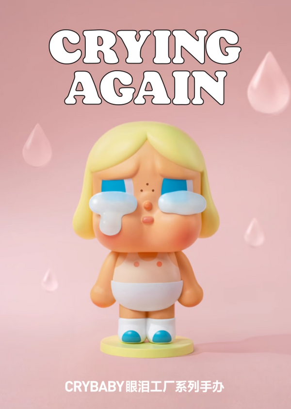 POPMART CRYBABY Crying Again Series Blind Box Figures