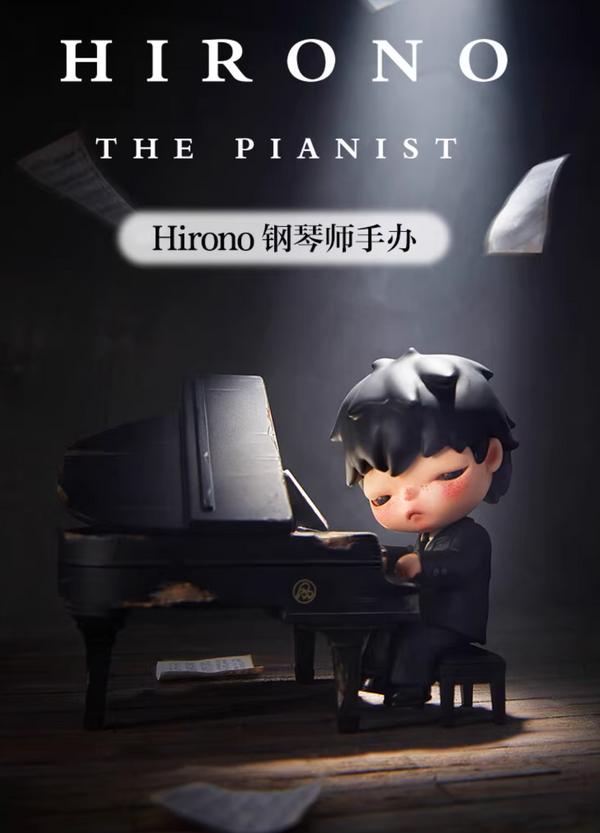 POPMART Hirono × The Pianist Art Toy Figure