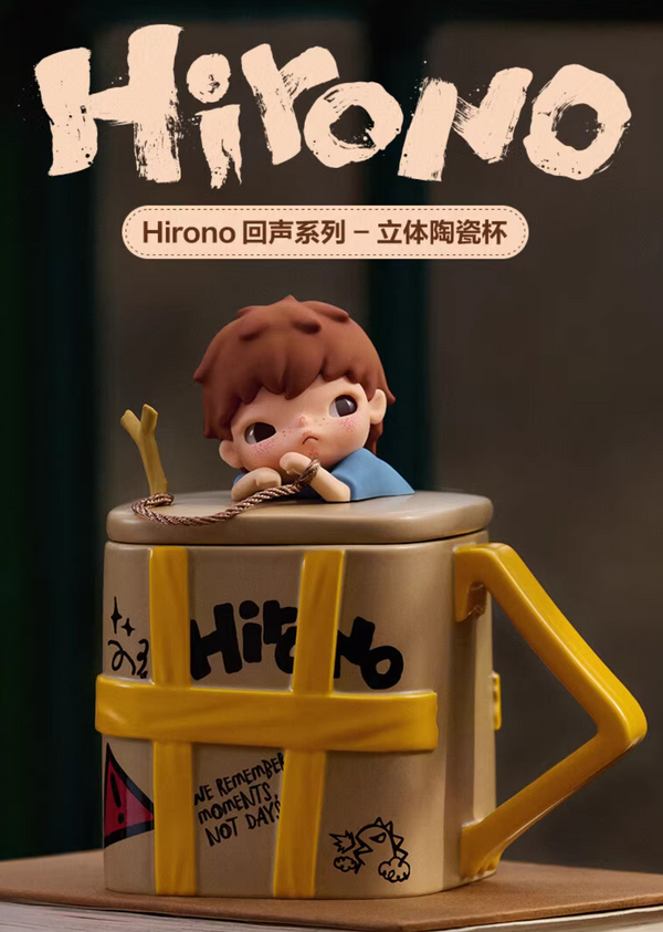 POPMART Hirono Echo Series Cardboard-Style Ceramic Mug