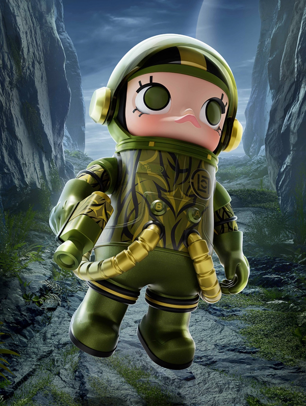 POPMART MEGA SPACE MOLLY 100% × CLOT