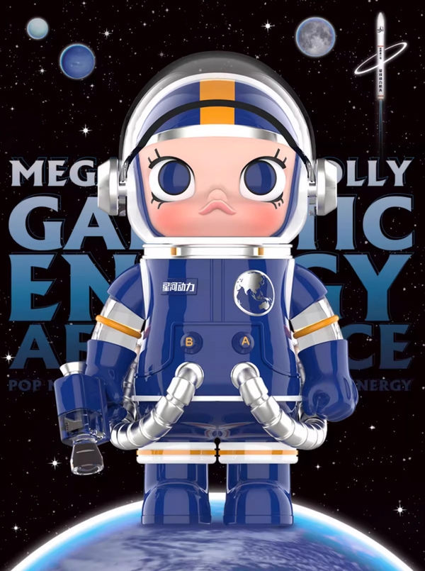 POPMART MEGA Collection SPACE MOLLY Galactic Energy 100% Figure