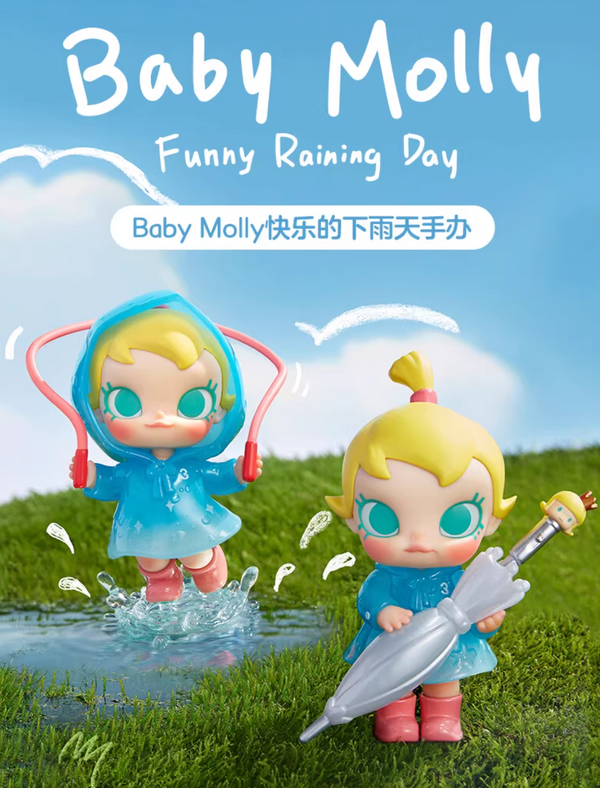 POP MART Baby Molly – Funny Rainy Day Figure