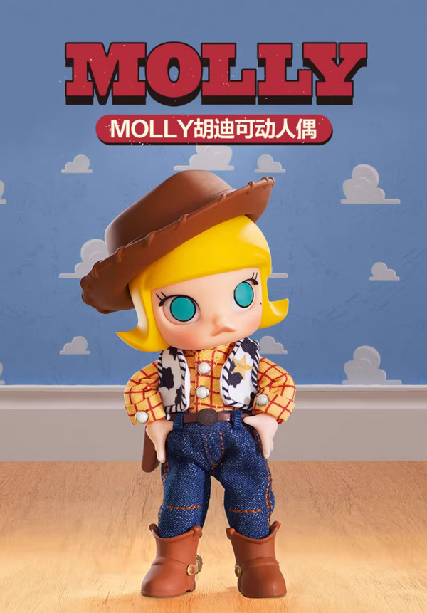 POP MART MOLLY Woody BJD Articulated Figure
