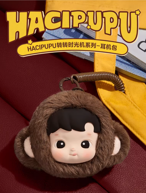 POP MART HACIPUPU Rolling Time Machine Earphone Case