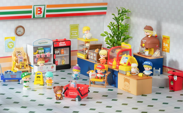 🛒 POP MART Sweet Bean – 24-Hour Convenience Store Series Blind Box