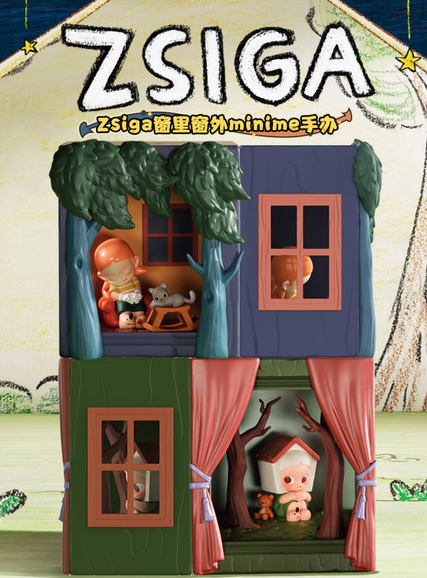 POPMART Zsiga Window Inside & Outside Figure