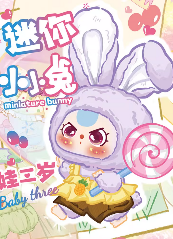 MINISO × baby three “Miniature Bunny” Plush Blind Box Series