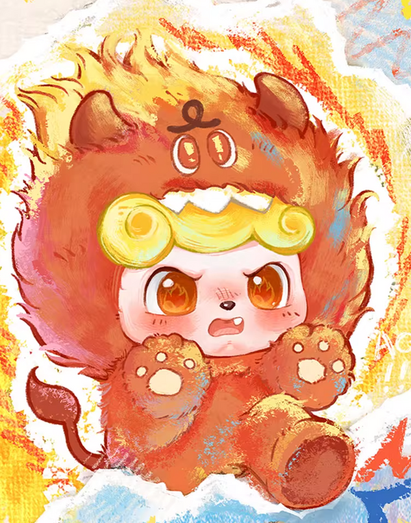 MINISO Qbao Emotional Hairy Monsters Plush Blind Box