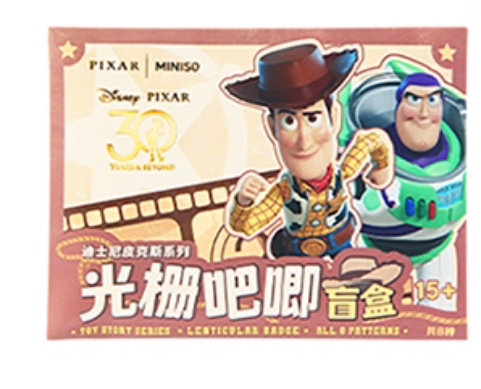 MINISO × Disney Pixar Toy Story Badge Blind Box Series