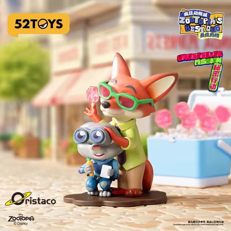 52TOYS Zootopia Best Duo Series Blind Box – Disney Collectible