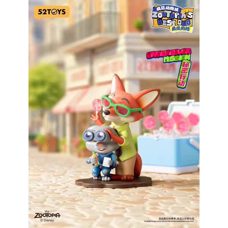 52TOYS Zootopia Best Duo Series Blind Box – Disney Collectible
