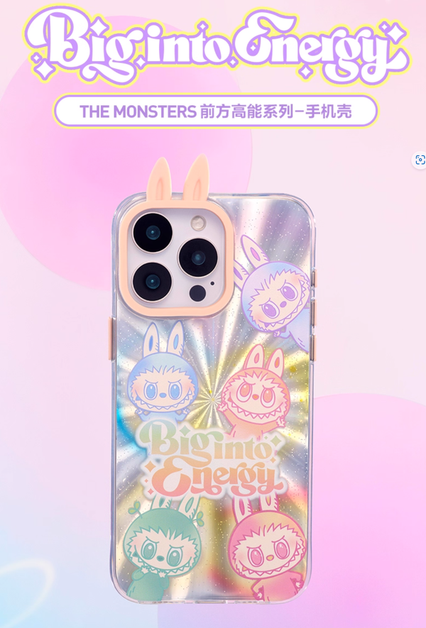 POPMART LABUBU  THE MONSTERS Big Into Energy iPhone Case