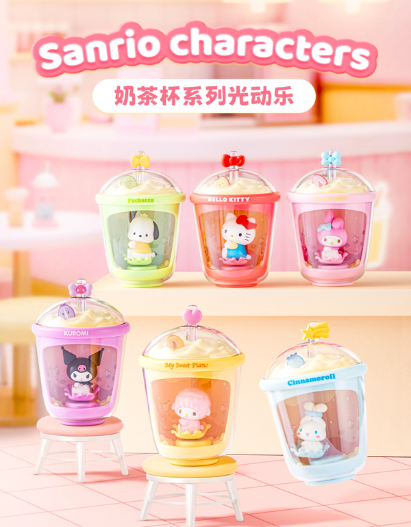 Sanrio Milk Tea Cup Series Light Motion Blind Box
