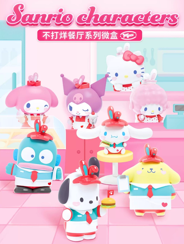 Sanrio Blind Box 24/7 Restaurant Night Light Figurine