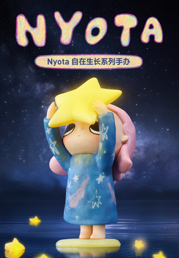 POPMART Nyota Growing up by your way Series Blind Box Figurines