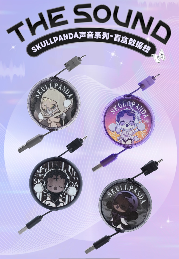 POPMART SKULLPANDA the sound Series Blind Box Data Cable