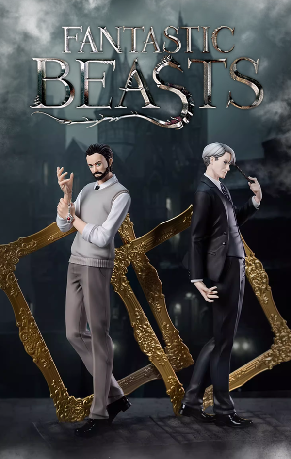 POPMART Resonance Fantastic Beasts Magic Legends Grindelwald & Dumbledore Figurines
