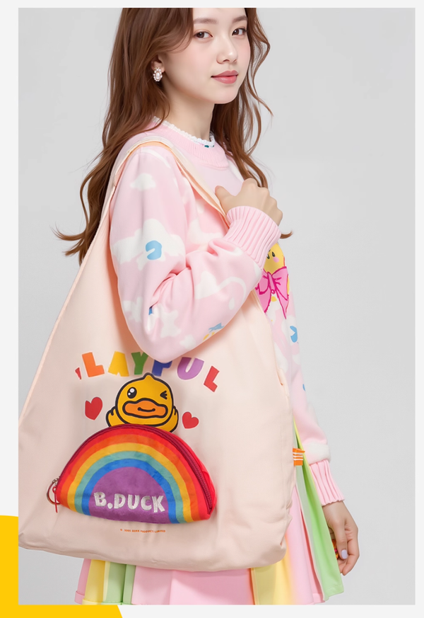 B.Duck Official Rainbow Series Portable Tote Bag