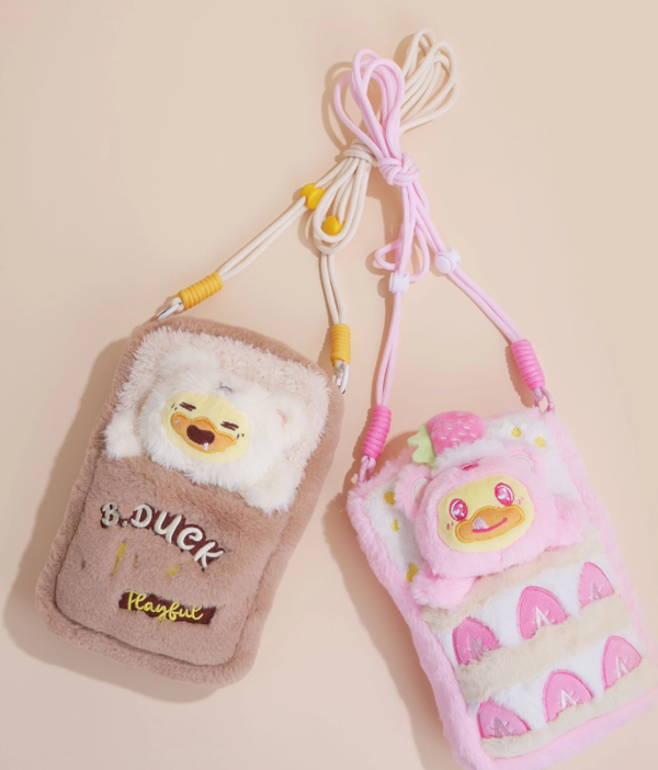 B.Duck Official x Hug Bear Plush Crossbody Bag