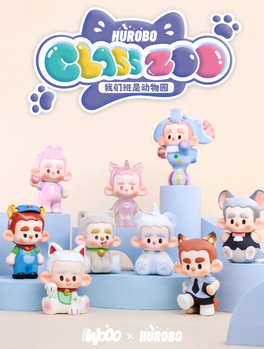 B.Duck Official Hiddenwooo "Class Zoo" Series Blind Box