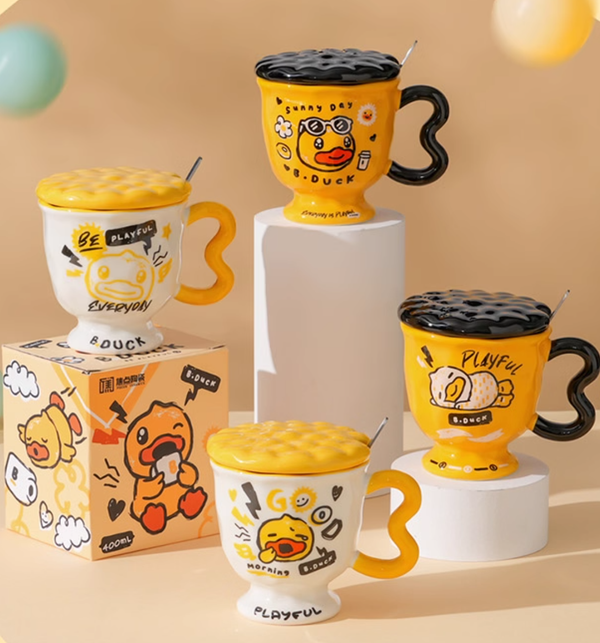 B.Duck Official Little Yellow Duck Ceramic Mug