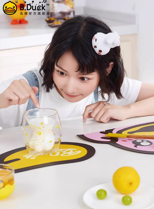 B.Duck Little Yellow Duck Table Mat Heat-Resistant Placemat