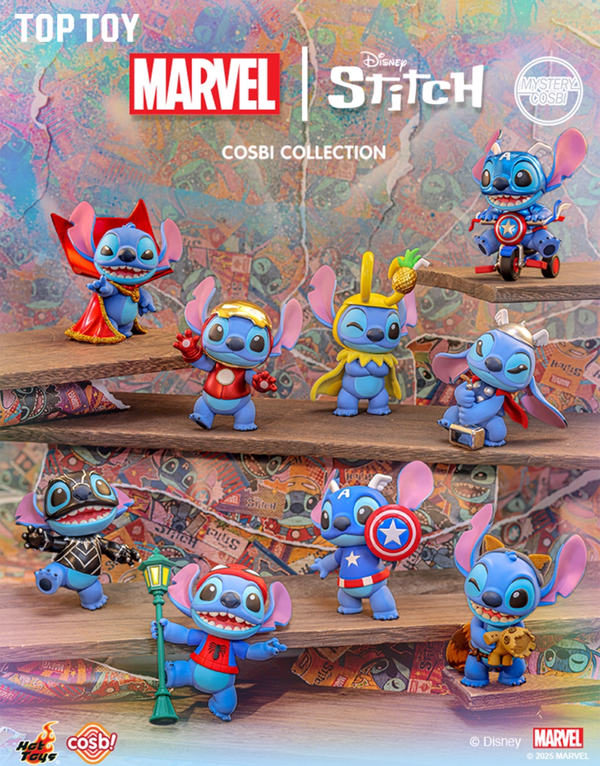 TOPTOY Marvel × Stitch Blind Box Series