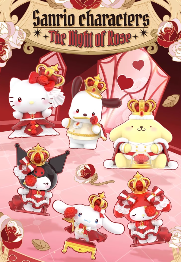 Christmas Gift TOPTOY Sanrio Family The Night of Rose Blind Box Series 🌹