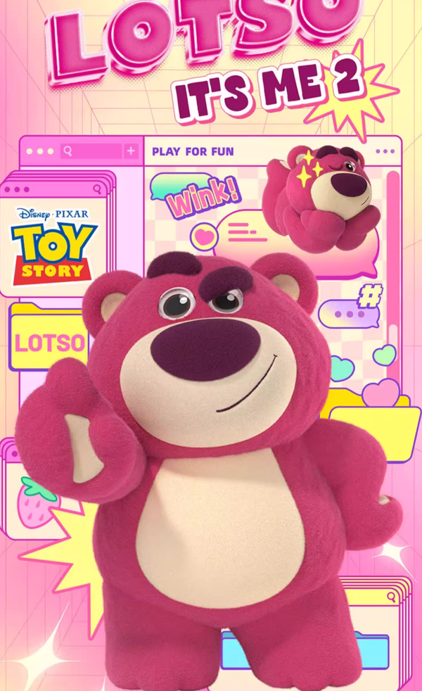 🍓 52TOYS | Disney Lotso “IT’S ME” Series 2 Blind Box 🍓