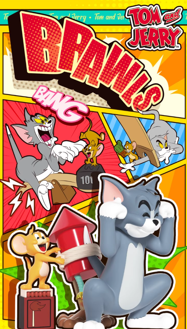🎬 52TOYS | Tom and Jerry “Cat & Mouse Battle” Series Blind Box 🎬