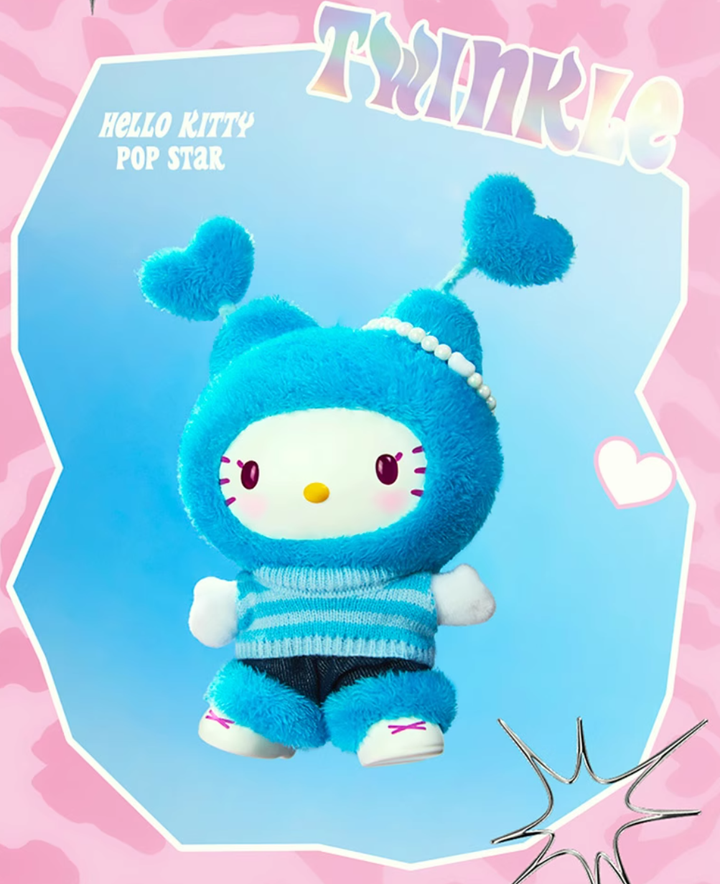 MINISO Sanrio Hellokitty Pop Star Series Plush & PVC Blind Box